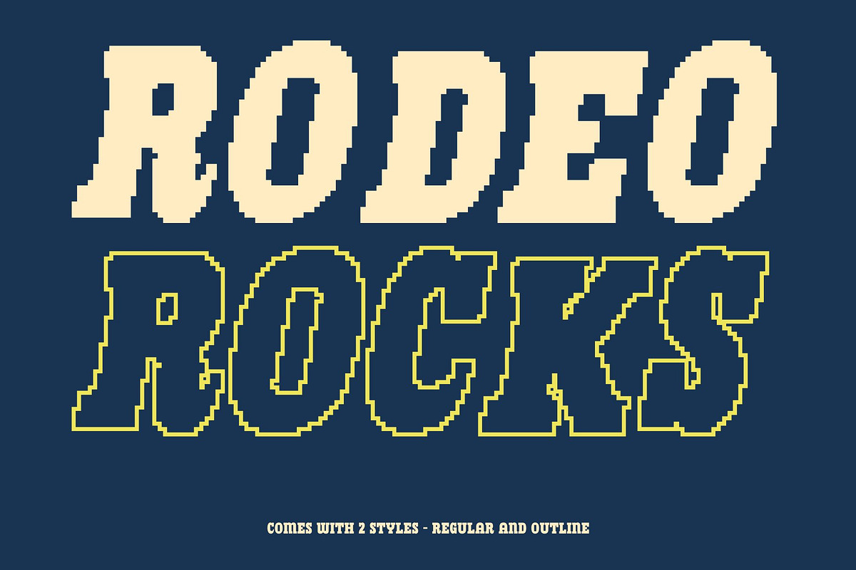 CS Areno Pixel, a Slab Serif Font by Craft Supply Co. (Photo 2 of 8)