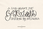 Garland Hand Drawn Ornamental Font, a Handwritten Font by Madeline ODonoghue Design (Thumbnail 2 of 9)