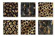 Gold Glam Seamless Velvet Pattern, a Pattern Graphic by Canvas Craft (Thumbnail 2 of 9)
