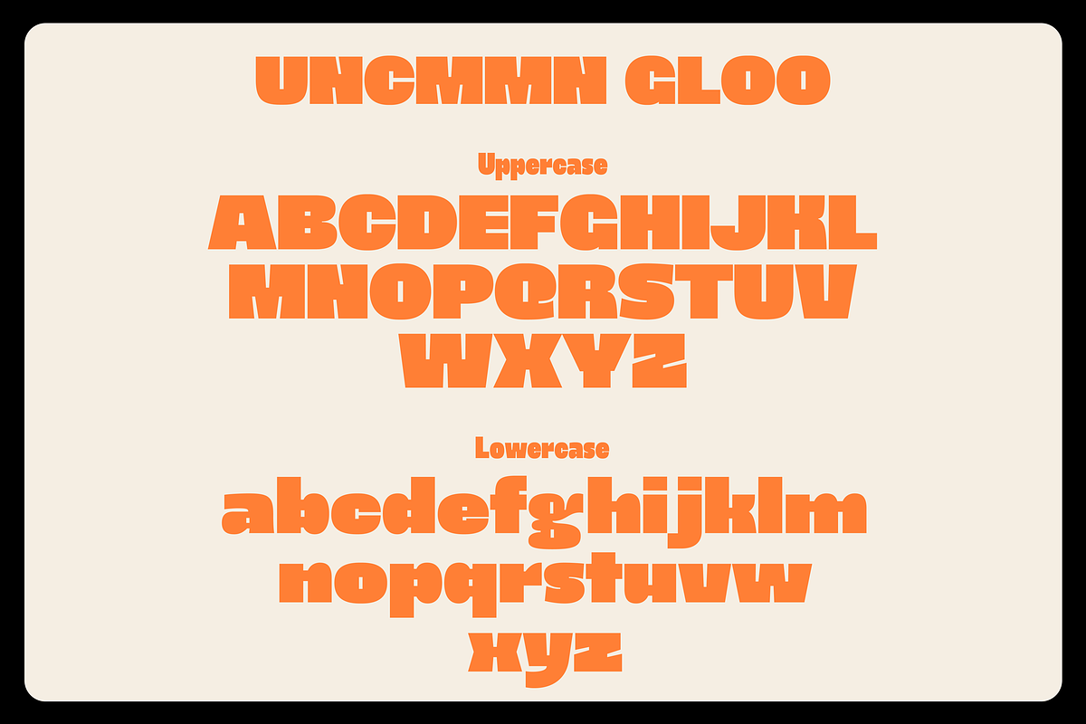 UNCMMN Gloo - Display Sans Font, a Sans Serif Font by Kotivoro (Photo 10 of 22)