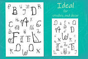 Koto-Letters - Alphabets+cats, a Decorative Illustration by Zooza Art (Thumbnail 4 of 9)