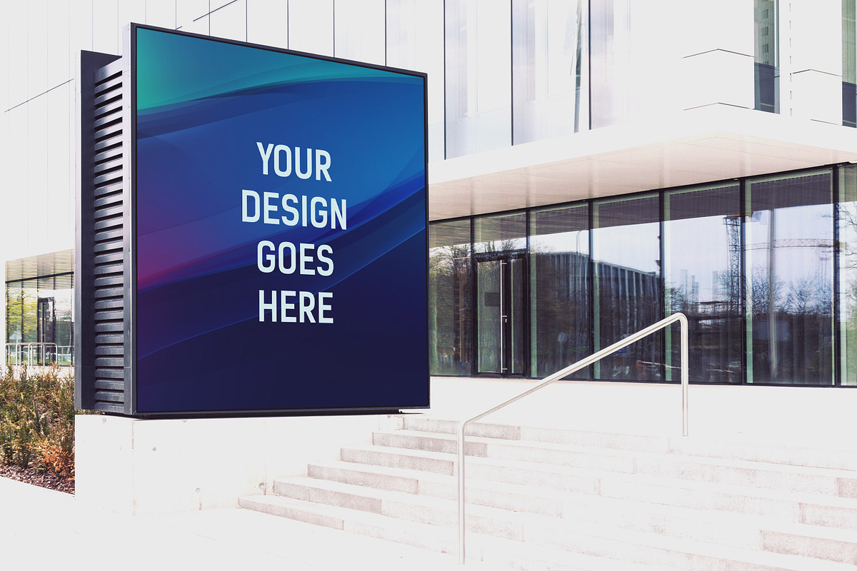 Billboard Mockup #59, a Product Mockup by Walentin
