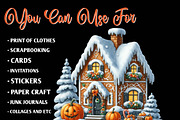 Halloween Christmas PNG, an Illustration by CreationArt (Thumbnail 2 of 6)