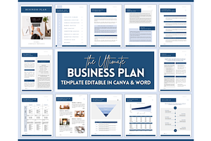 Small Business Plan Template - 17pg