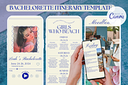 Digital Beach Bachelorette Itinerary, a Social Media Template by Story Native (Thumbnail 1 of 9)