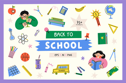 Back to school, an Education Illustration by catletkart