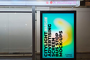 Warsaw Citylight Ad Bus Stop 5, an Advertising Mockup by Graphic Shelter (Thumbnail 3 of 4)