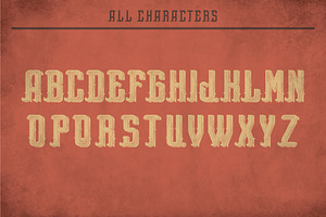 West Coast Vintage Label Typeface