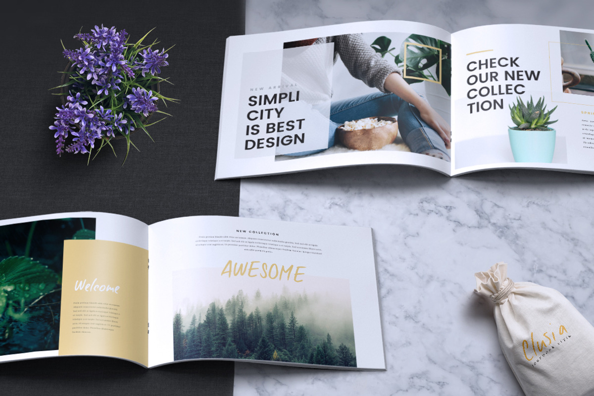 CLUSIA - Lookbook Brochure Catalogue, a Brochure Template by Rahardi Creative (Photo 2 of 6)