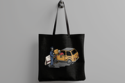 Skeletons and the Traffic Stop, an Object Illustration by nomlimo.com (Thumbnail 2 of 3)