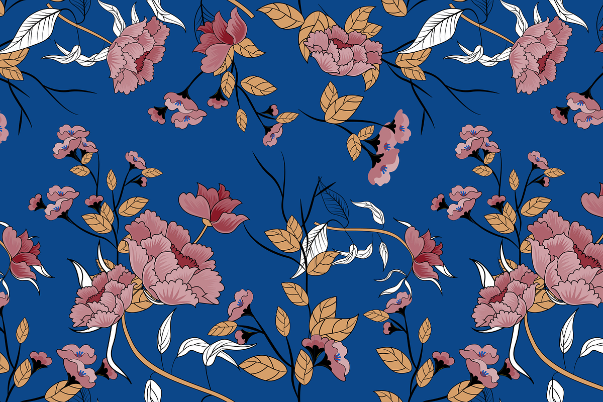 Seamless Luxurious Floral Patterns, a Pattern Graphic by ThePhoton (Photo 7 of 19)