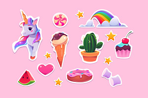 Cute Stickers For Girls Cartoon