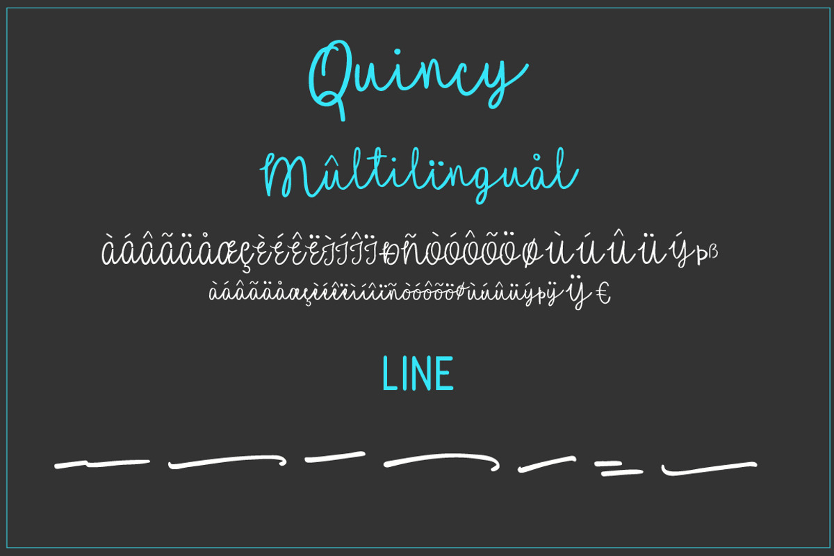 Quincy | Font Duo preview 8