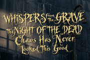 Bewarge Slaughter Horor Vintage Font, a Handwritten Font by HypeWorksCo (Thumbnail 8 of 15)