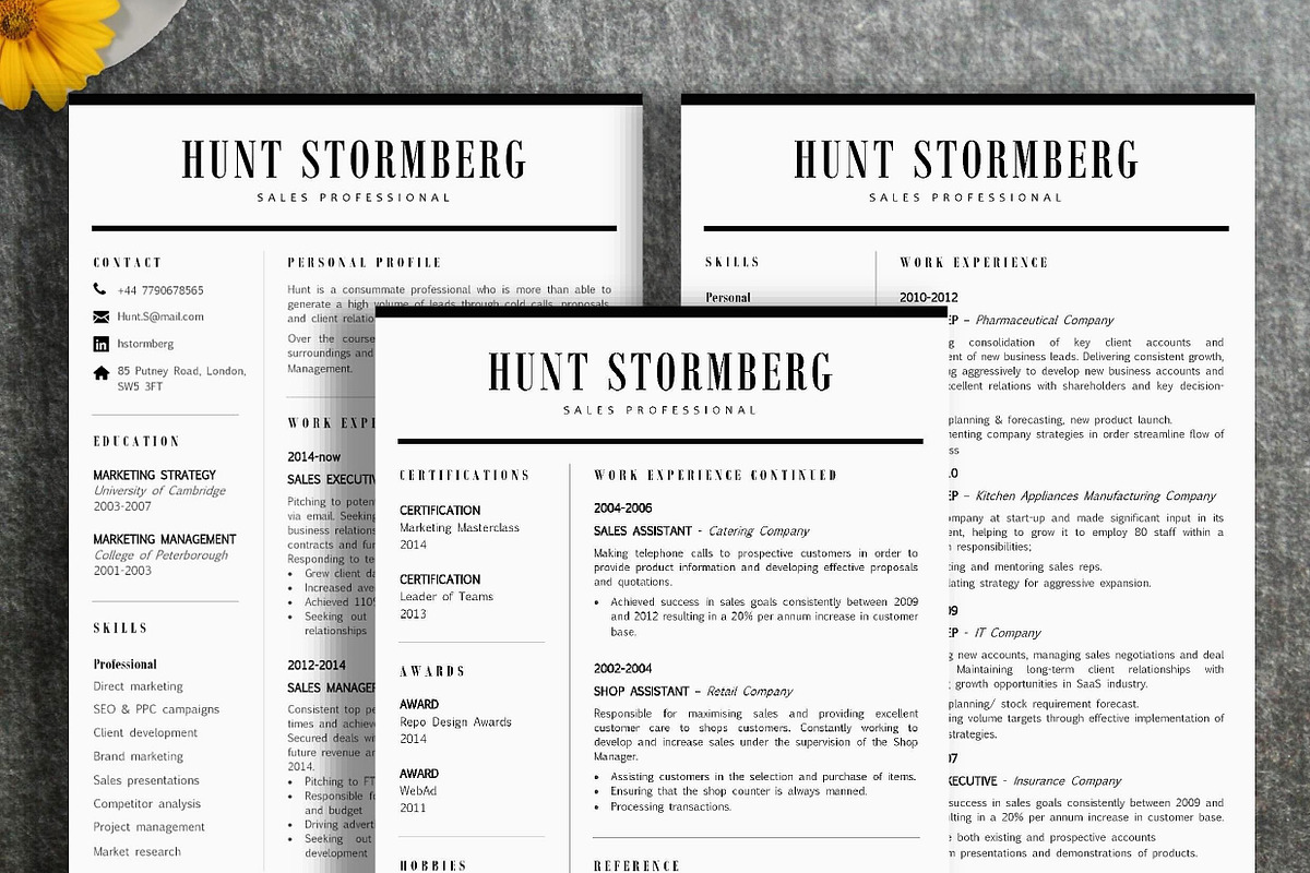 Resume Template | Hunt, a Resume Template by ResumeWorkshop (Photo 3 of 5)