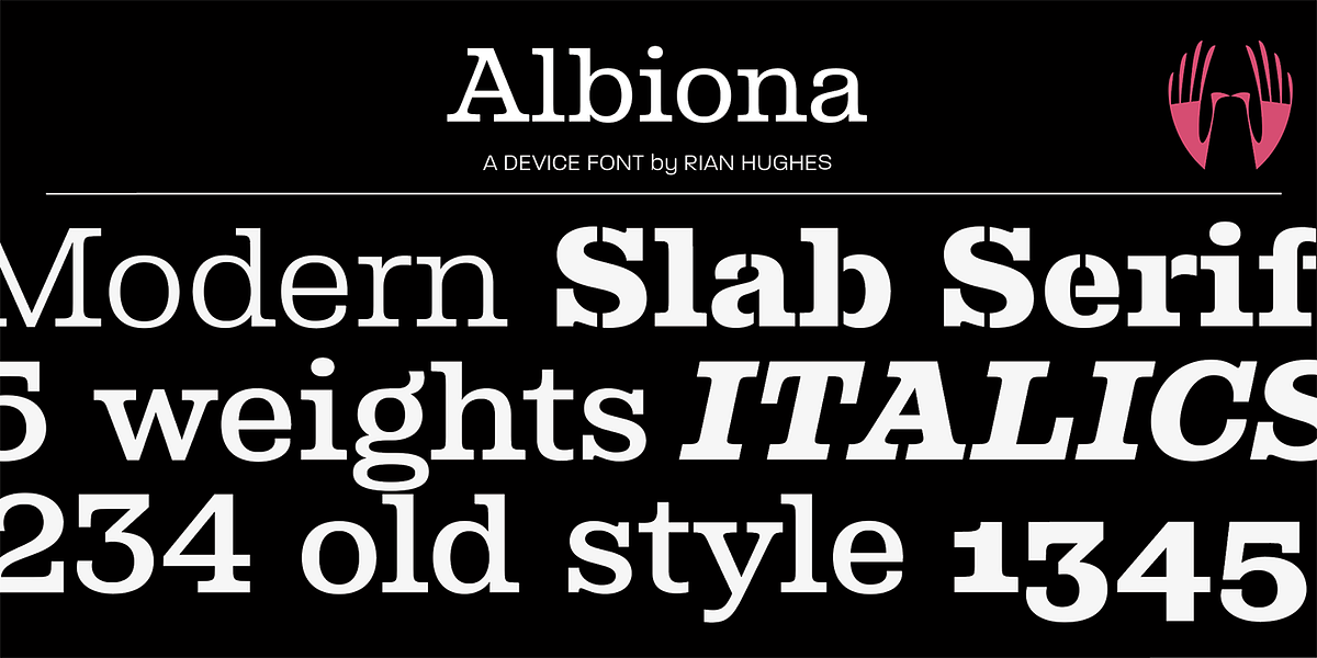 Albiona, a Slab Serif Font by Device (Photo 5 of 5)