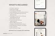 Money Manifesting eBook Canva Templa, a Brochure Template by COACHTEMPLATE (Thumbnail 5 of 9)
