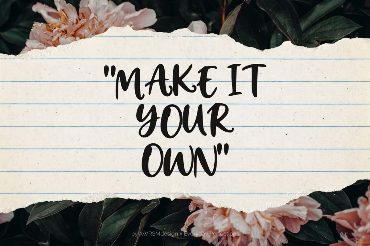 Tervani | Hand Lettering Font, a Handwritten Font by Everyday Perfection (Photo 4 of 5)