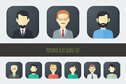 Flat Persons Icons Set 1, an Icon by Alex Serada (Thumbnail 4 of 5)