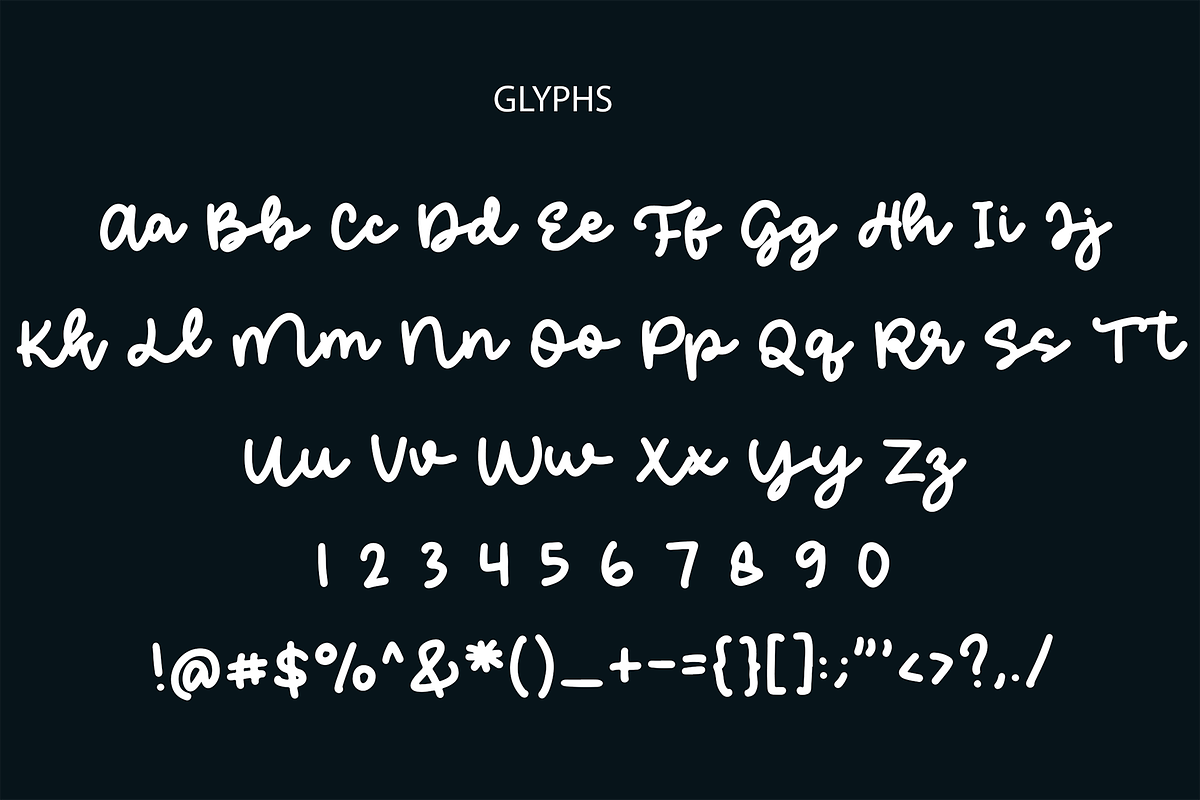 Lagi Monoline Calligraphy Font, a Script Font by Formatika Studio (Photo 6 of 6)