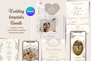 Wedding Template Bundle Canva PRO, a Social Media Template by Red Ink (Thumbnail 1 of 7)