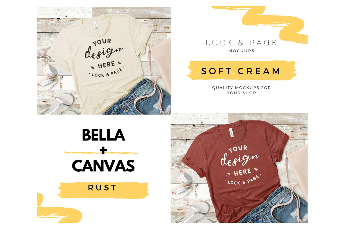Bella Canvas 3001 Mega Bundle Mockup, a Shirt Mockup by lock and page (Photo 69 of 84)