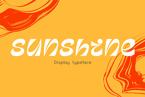 Sunshine Display Font