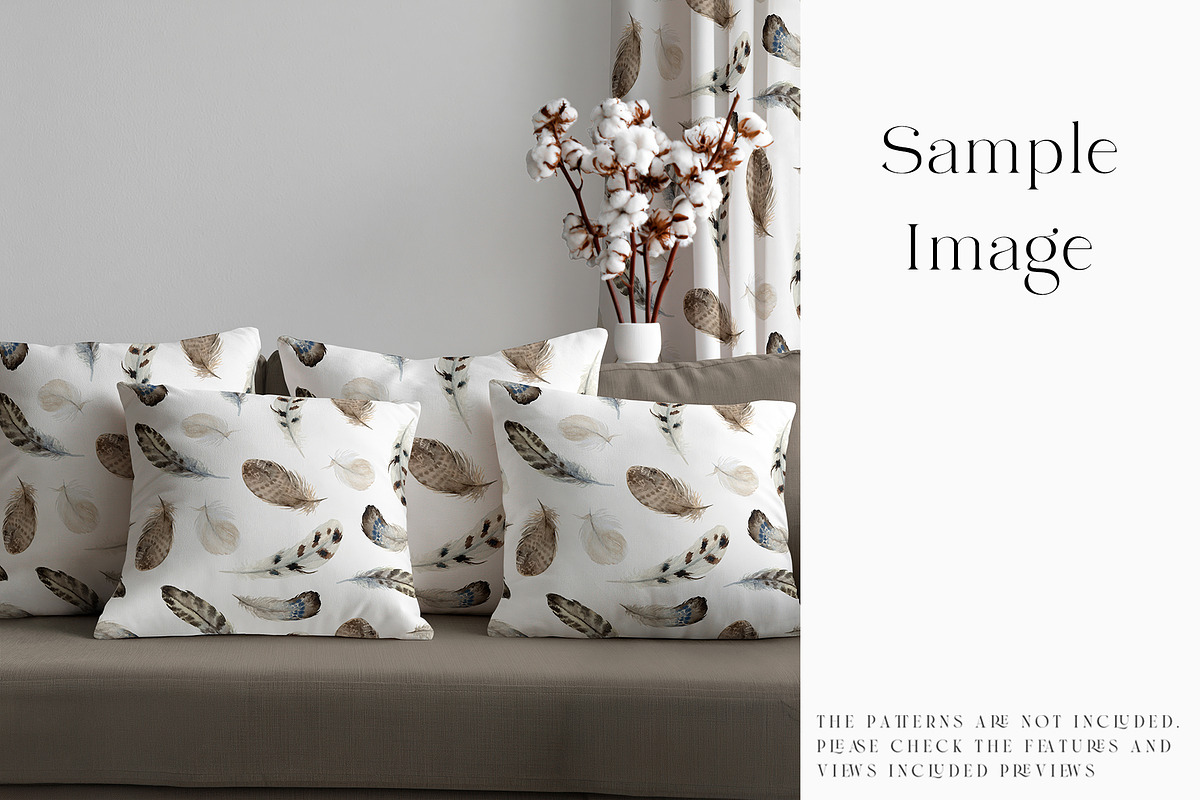 Throw Pillows Mockups, a Household Mockup by mock-ups (Photo 18 of 31)