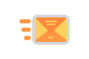 Mail Flat Icon, a Duotone Icon by Pexelpy (Thumbnail 1 of 2)