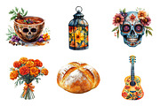 Day of the Dead PNG, an Illustration by SinaCreation (Thumbnail 4 of 5)