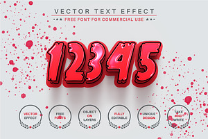 Fluid Blood - Editable Text Effect