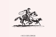 Retro Cowboy Lasso PNG, Western, an Illustration by SharpMarketplace (Thumbnail 1 of 9)