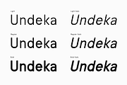 Undeka San Serif Font, a Sans Serif Font by Bolderaja1 Studio (Thumbnail 3 of 20)