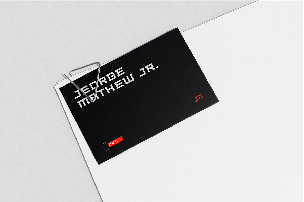 Pexan-Blocky Minimalist Font, a Slab Serif Font by Ebad Designs (Photo 6 of 7)