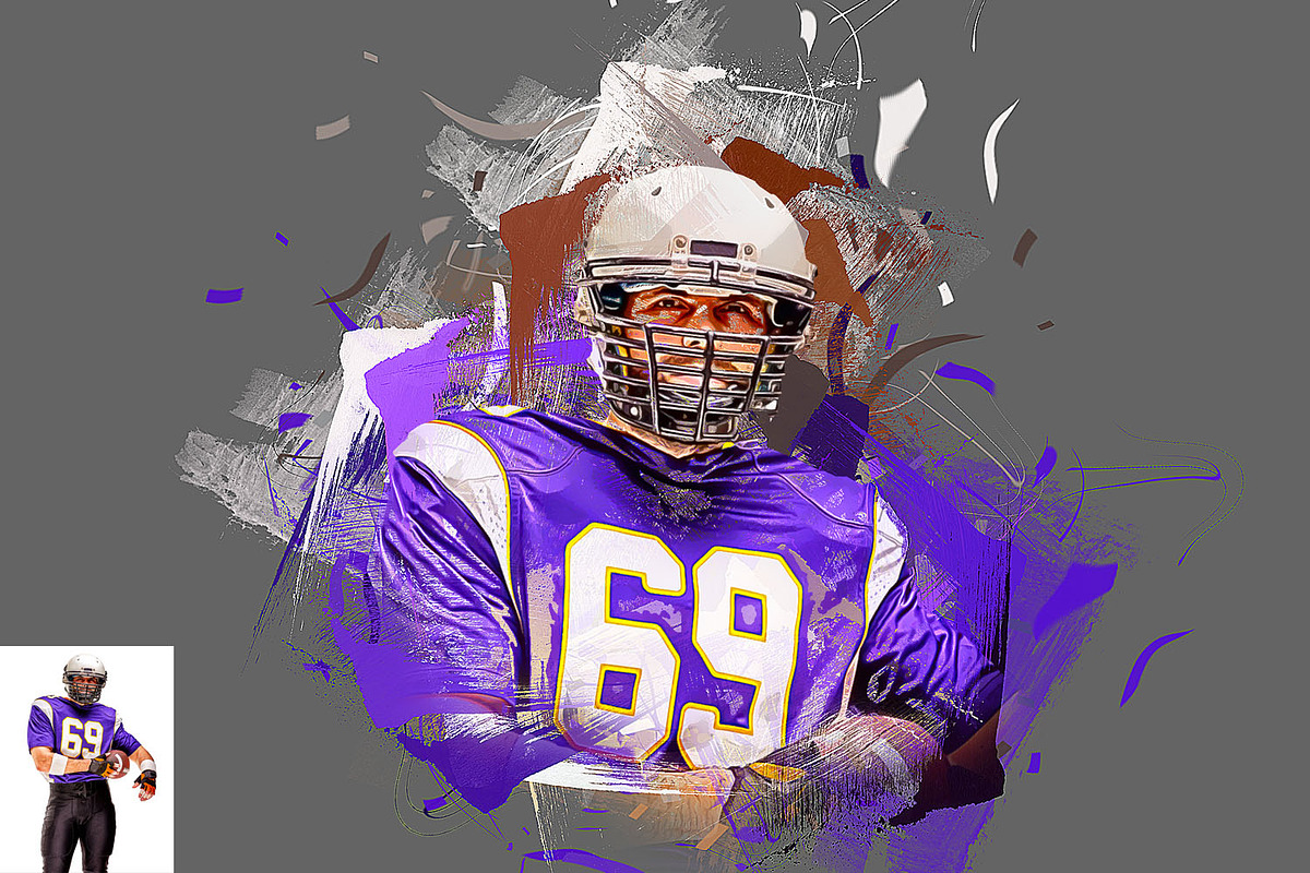 Abstract Paint Photoshop Action, an Action Add-On by MRI STUDIO (Photo 9 of 18)