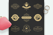 18 Wedding Logos and Badges, a Branding & Logo Template by Vasya Kobelev (Thumbnail 4 of 10)