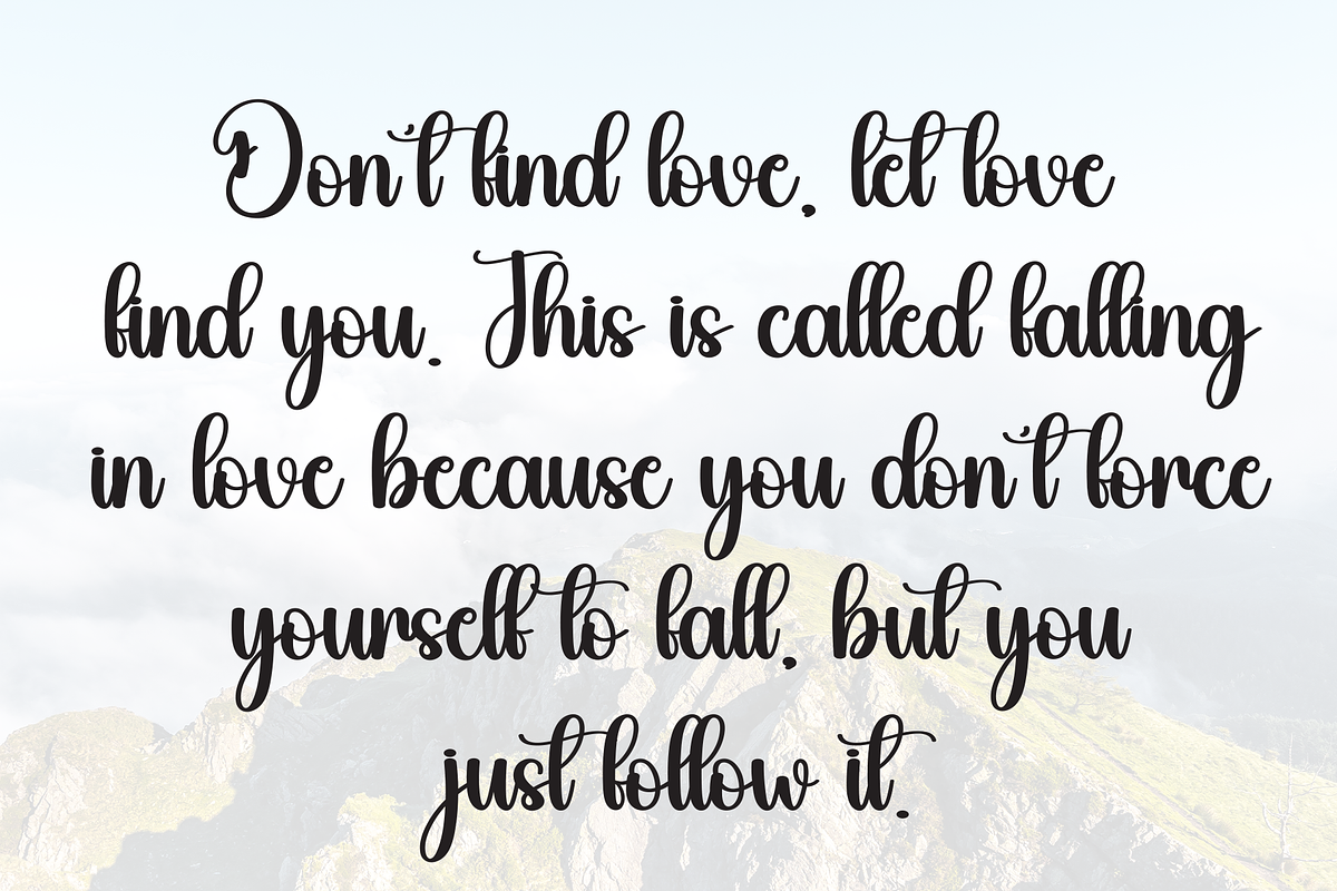 Darling | Script Font, a Handwritten Font by Scratchones (Photo 6 of 9)