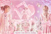 Pink Collage elements, an Object Graphic by JulsIst (Thumbnail 3 of 11)