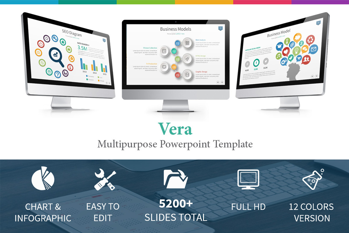 Vera - Powerpoint Template, a Presentation Template by GraStudios (Photo 1 of 5)