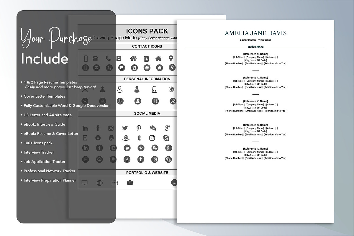 ATS friendly editable resume, a Resume Template by Design_Xlab (Photo 5 of 10)