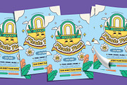 Retro Picnic Time Flyer Template, a Flyer Template by Tiptop Graphic (Thumbnail 4 of 5)