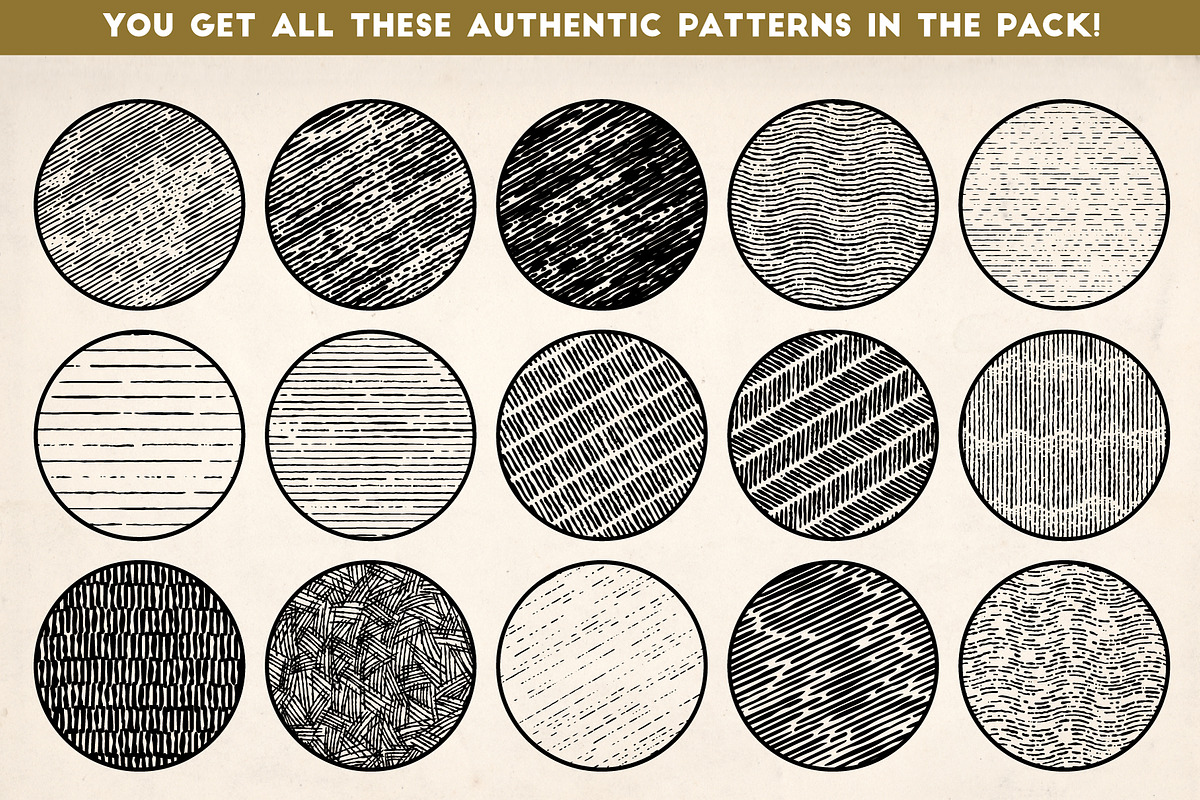 Vintage Engraved Patterns - Affinity, a Layer Style Add-On by The Artifex Forge (Photo 6 of 6)