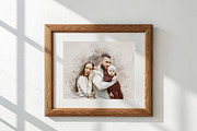 Costume Family Watercolor Art, an Action Add-On by MRI STUDIO (Thumbnail 4 of 27)