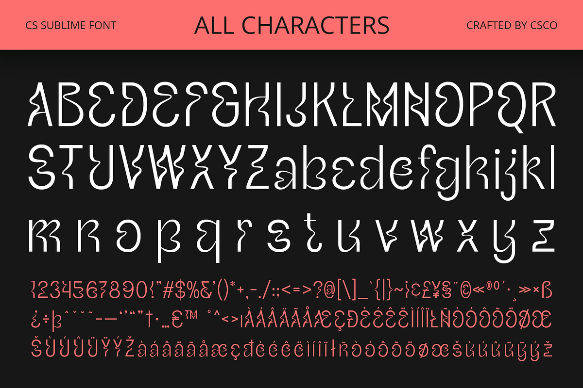 CS Sublime – Trippy Font, a Sans Serif Font by Craft Supply Co. (Photo 8 of 8)
