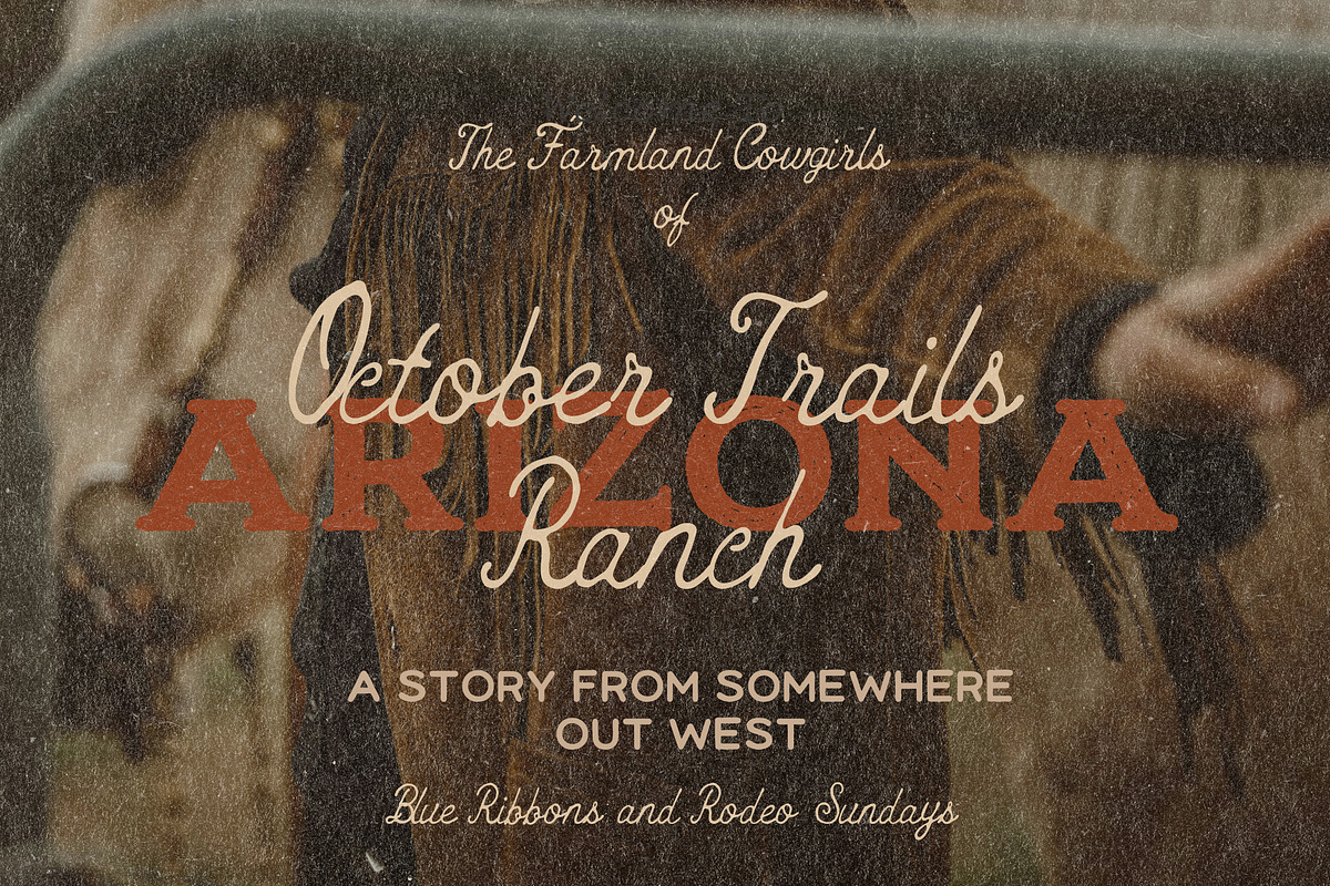 Rustic Handwritten Western Font Trio, a Handwritten Font by Laras Wonderland (Photo 10 of 11)