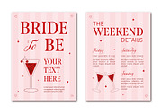 Bride To Be Weekend Invitation, a Templates & Theme by studiogstock (Thumbnail 1 of 3)
