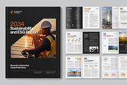 Sustainability Report Template, a Brochure Template by BrandPacks (Thumbnail 6 of 6)
