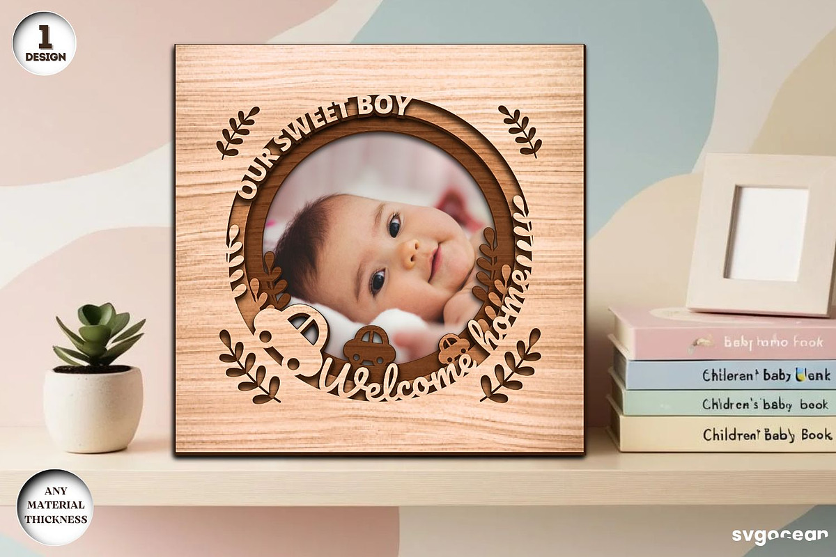 Shadow Box Frames Laser Cut Bundle, a Decorative Illustration by svgocean (Photo 4 of 13)