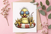 Whimsical 4th of July Chicken PNG, a Seasonal Illustration by Canvas Craft (Thumbnail 10 of 10)
