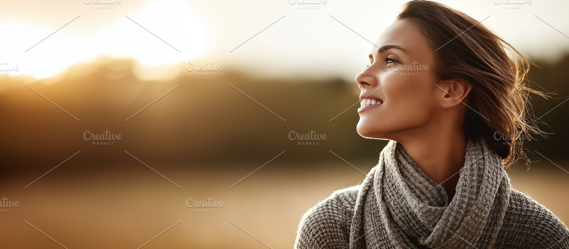 Smiling young woman enjoying warm, a Person Photo by MistyDay